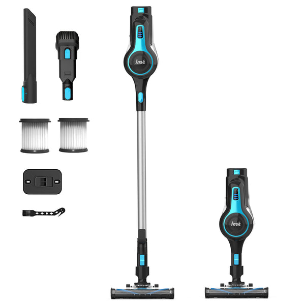 6-in-1 Lightweight Stick with 20000PA Suction, LED Brush, 1.2L Dustbin, for Carpet & Hard Floor