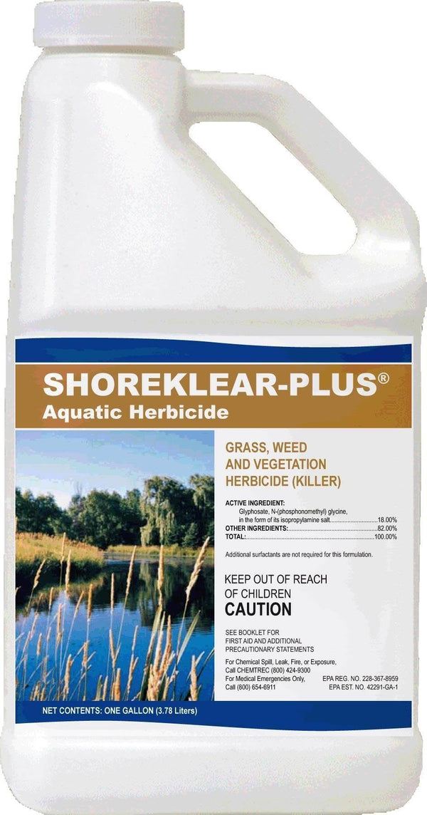 Applied Biochemists Shoreklear Plus Aquatic Herbicide – Non-Selective Weed Control for Lakes & Ponds