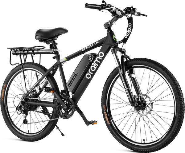 Adult Electric Bike, 350W BAFANG Motor (500W Peak), 4A 3H Fast Charging, 468Wh Li-Ion Battery, 21 Speed Gears, Air Saddle, 45 Miles 20 MPH 26" Mountain Bike Electric Bike