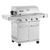 Monument Grills 17842 Stainless Steel 4 Burner Propane Gas Grill with Rotisserie