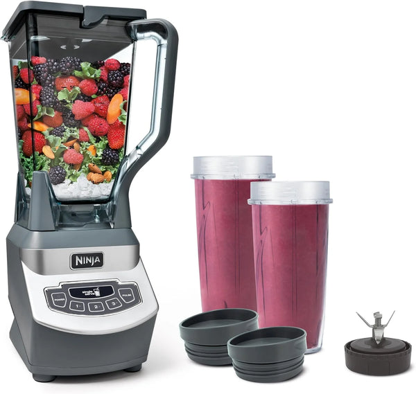 BL610 Professional 72 Oz Countertop Blender with 1000-Watt Base and Total Crushing Technology for-Smoothies, Ice and Frozen Fruit, Black