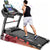 Famistar Folding Treadmill for Home with 15 Levels Auto Incline, 300LB Capcity, 10MPH Fast Speed Controls