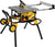 DEWALT 10 Inch Table Saw, 32-1/2 Inch Rip Capacity, 15 Amp Motor, With Rolling