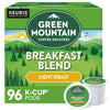 Green Mountain Coffee Roasters Breakfast Blend Light Roast K-Cup Pods, 96 Count