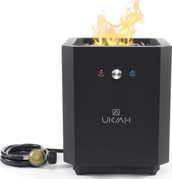 Note Portable Propane Fire Pit with Beat to Music Tech & Bluetooth Audio System