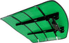 HECASA Green Tractor Canopy for ROPS Tractors, 48′′x52′′, Fits 2′′x2′′ or 2′′x3′′ ROPS, Easy Bolt-On Installation