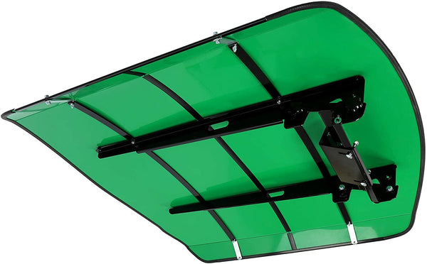 HECASA Green Tractor Canopy for ROPS Tractors, 48′′x52′′, Fits 2′′x2′′ or 2′′x3′′ ROPS, Easy Bolt-On Installation