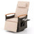 Outdoor 360° Swivel Rattan Recliner Chair with Adjustable Backrest & Footrest, Patio Wicker Chaise Lounge Chair with Flip Side Table & Cushion