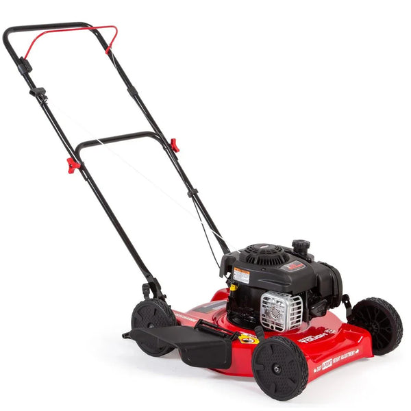 20-inch petrol lawnmower with 125cc displacement and Briggs & Stratton engine