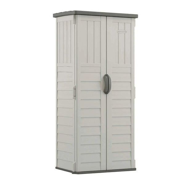 BMS1250 Resin Vertical Storage Shed Building, 22 cubic feet