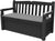 Keter Eden Bench 265L Outdoor 60% recycled Garden Furniture Storage Box Beige & Brown Wood Panel Effect | Fade Free | All Weather Resistant | Safe and Secure | Zero Maintenance | 2 year Warranty