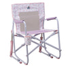 Freestyle Rocker Foldable Rocking Camp Chair, Purple Floral