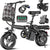 Electric bicycle for adults and teenagers, foldable e-bike for commuters and city use, foldable e-bike motor 48V 24MPH
