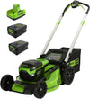 Greenworks 60V 21” Cordless (Self-Propelled) Lawn Mower, 2 x 4.0Ah Batteries and Dual Port Rapid Charger