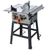 TACKLIFE Table Saw, 10 Inch, 15-Amp 24T Blade 4800 RPM 45oBevel Cutting MTS01A