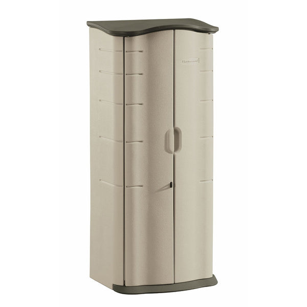 Rubbermaid Vertical Resin Weather Resistant Outdoor Storage Shed