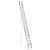 Werner D1536 2 Aluminum Extension Ladder 36 ft, 300 lb Capacity, Heavy Duty I Beam Rails
