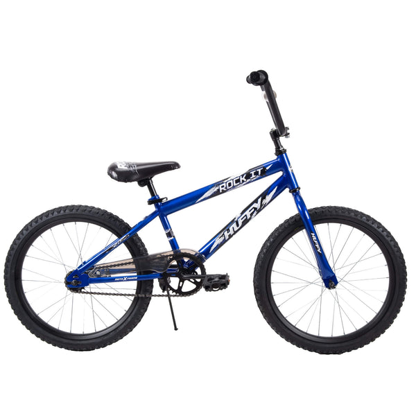 20′′ Kids Bicycle, Royal Blue, Ages 5+, Single-Speed, Training Wheels