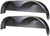 72×10-3/4 Tandem Axle Steel Trailer Fender w/Back Plate Welded In