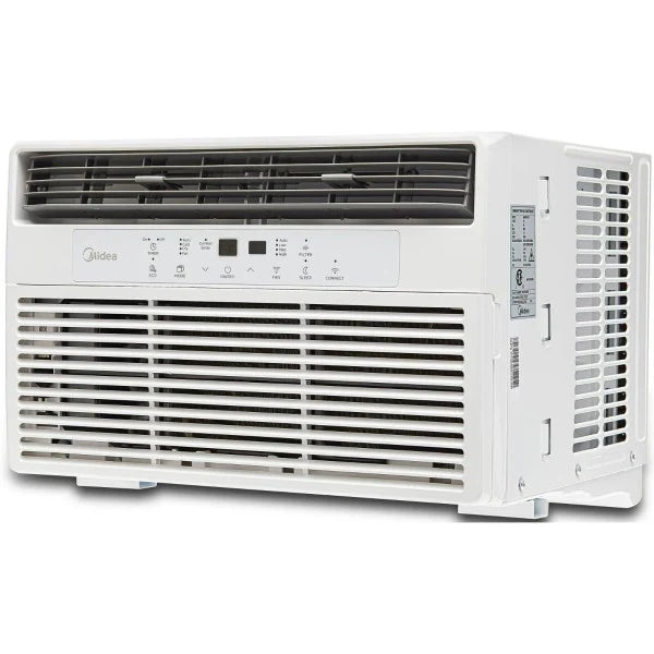 8,000 BTU 115V Smart Window Air Conditioner with ComfortSense Remote, White, Maw08s1wwt