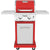Nexgrill Deluxe 2-Burner Propane Gas Grill, Red – Stainless Steel, 28,000 BTUs, Compact Design
