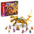LEGO NINJAGO Lloyd's Golden Ultra Dragon Toy for Kids. 71774 Large 4 Headed Action Figure with Blade Wings plus 9 Minifigures