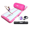 AWSUM Inflatable Air Gymnastics Mat – 10/13/16 ft, 4′′ Thick Tumble Track with Electric Pump for Home/Gym Use