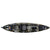 13FT Fishing Kayaks, Sit on Top Kayak for Adults with Paddle Comfortable Seat, Capacity of 400LBS, Hard Shell Recreational Ocean Kayak Boat