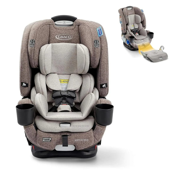 4Ever DLX 4-in-1 Child Car Seat, Charlie | Car seat for babies and toddlers, 10 years of use | Rear-facing, forward-facing and booster seat | Safe, comfortable and practical