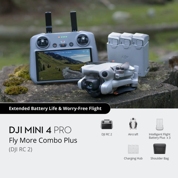 Mini 4 Pro Fly More Combo with RC 2 Controller