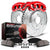 (KC2554) Z23 Evolution Sport Brake Kit with Calipers, Front and Rear