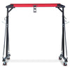 2025 1-ton gantry crane, adjustable, 2200 lbs lifting capacity, height adjustable 96.5"-143.7", portable hoist for factory, construction site, warehouse, auto repair shop