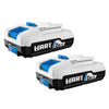 2-Pack 20-Volt 2.0Ah Lithium-Ion Batteries (Charger Not Included)