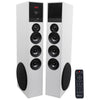 TM150W Home Theater System with 10′′ Subwoofer, Bluetooth, and Remote Control – White