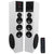 TM150W Home Theater System with 10′′ Subwoofer, Bluetooth, and Remote Control – White