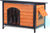43.3-inch L-shaped outdoor dog house with insulation feature, a dog shelter made of fully sealed foam material on all six sides, suitable for small, medium-sized and large dogs, equipped with a sturdy metal anti-bite frame, and featuring winter insul