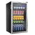 EUHOMY Beverage Refrigerator, 126 Can Mini fridge with Glass Door