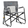 Freestyle Rocker XL Oversized Foldable Rocking Camp Chair, Pewter
