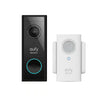 Security Video Doorbell 2K Wi-Fi Wireless Smart Video Camera with Chime Black