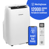 12,000 BTU Portable Air Conditioner & Dehumidifier with Remote & Smart App, up to 550 Sq Ft