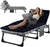 ABORON Folding Camping Cots for Adults with Mattress Carrying Bag