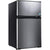 g Mini Fridge with Freezer, 3.1 Cu.Ft Small Refrigerator, Compact Refrigerator with LED Light, 2 doors, Mini Fridge for Bedroom, Office, Dorm, RV, Garage, Stainless Steel Sliver -HPVFR310