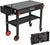 Portable Adjustable Grill Table with Stainless Steel Top – 3 Shelves, Magnetic Tool Holder, Bottle Opener