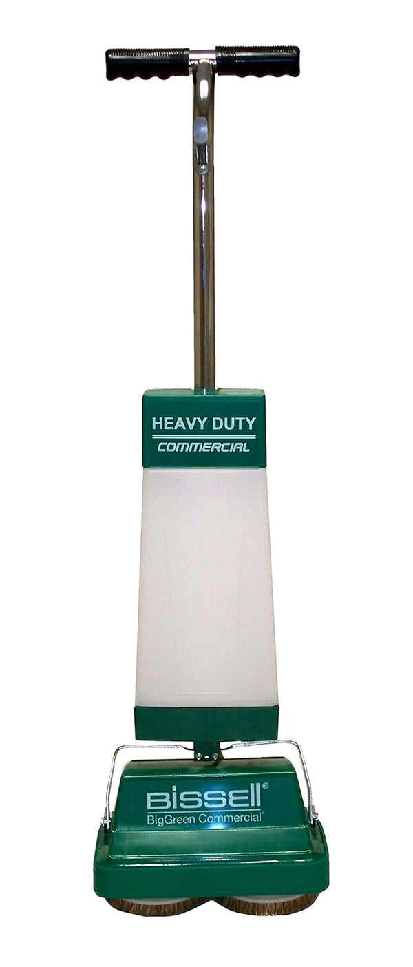 BISSELL BigGreen BGFS5000 Portable Floor Scrubber & Polisher, 12′′ Cleaning Path, 4.2 Amp Motor, White/Green