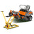 Garvee Lawn Mower Lift with Hydraulic Jack, 26 Inches Lawn Mower Lift, Welded Solid Steel Construction, Weight Capacity 500 LBS, for Riding Lawn Mowers Tractors, ATVs Maintenance