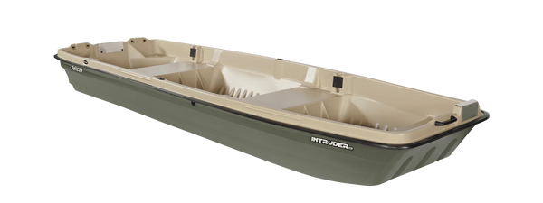 Pelican - Boat Intruder 12 - Jon Fishing Boat - 12 ft. - Great for Hunting/Fishing, Khaki/Beige